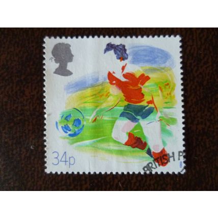 1988 GB Sports Organisations 34p Football fine used stamp SG1391