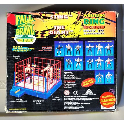 wcw wwe wwf ljn classic superstars fall brawl war games sting & the giant