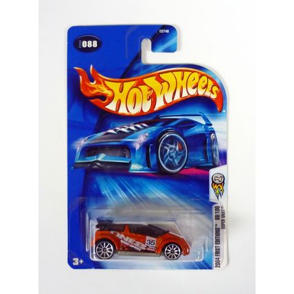 Hot Wheels Super Gnat #088 First Editions 88/100 Orange Die-Cast Car 2004