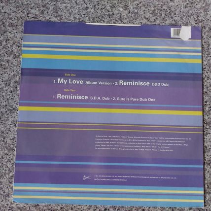 Mary J. Blige – My Love / Reminisce (MCSX1972) 1994 (12" Single)
