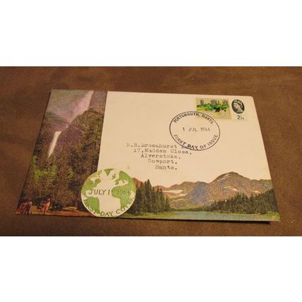 1964 GB FDC Cover - International Geographic Congress - F24
