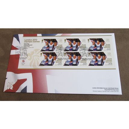 2012 GB First Day Cover -London Olympic Games Winner - Cycling, Women's Team Pst