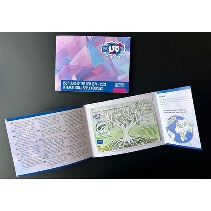 Paris 30/05/2024 Spécimen folder 2024 UPU Abidjan 150 ans years Coupon IRC CRI