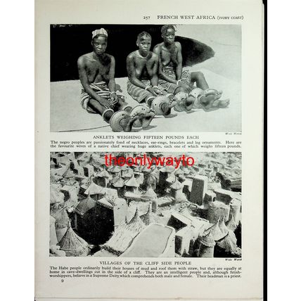 Boy Dancers Dressed As Girls (Cave Dwellers +, Reverse), Book Illustration