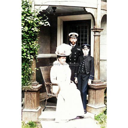 rsc1260 -King George V ,Queen Mary & Son Edward Prince of Wales - print 6x4