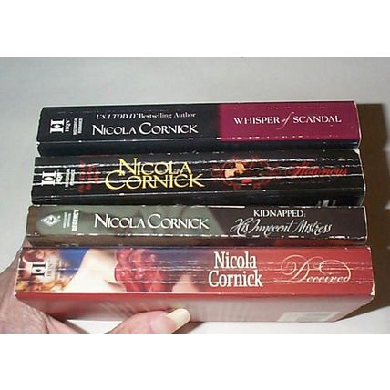 Lot 939 - - Nicola Cornick - - 4 Books - - Historical Romance - - Paperbacks
