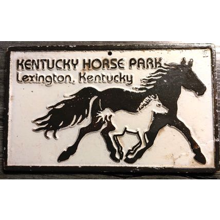 1977 Send-a- metal John Wright Kentucky Horse Park Lexington, Kentucky Postcard