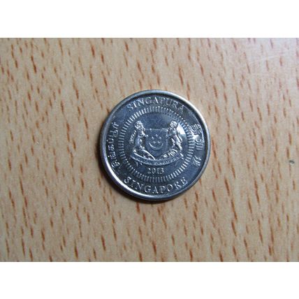 Singapore 2011 10 Cents Coin