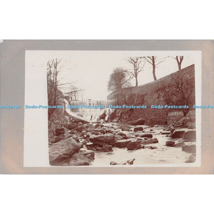 R306459 Unknown waterfall Rocks Postcard