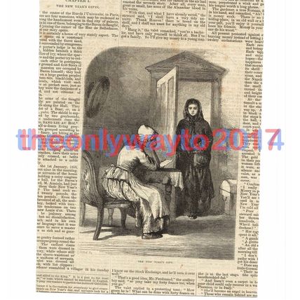 New Years Gift, Book Illustration, c1859