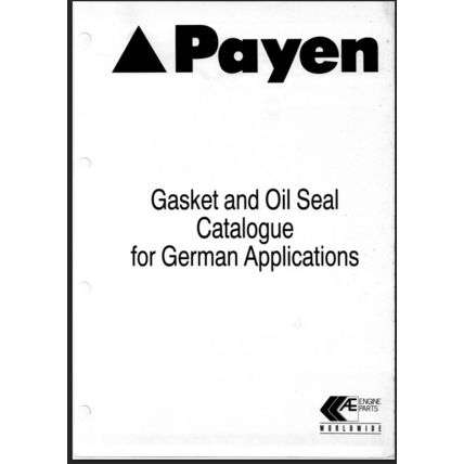 Payen German Models Gasket And Oil Seal Parts Catalogue 1994 PX513 Reprint