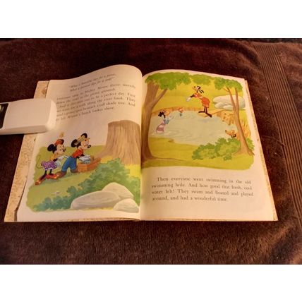 Little Golden Book Walt Disney's Mickey Mouses Picnic By Jane Werner 1996 100-69