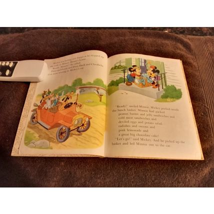 Little Golden Book Walt Disney's Mickey Mouses Picnic By Jane Werner 1996 100-69