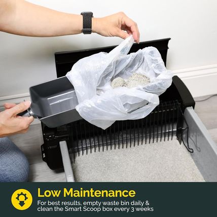Pet Zone Self Cleaning Automatic Cat Litter Box - Smart Scoop Cat Litter Box wit