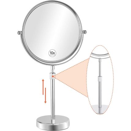Nicesail Makeup Mirror Tabletop 8 Inch Double-Sided with 7X Magnification, Magni