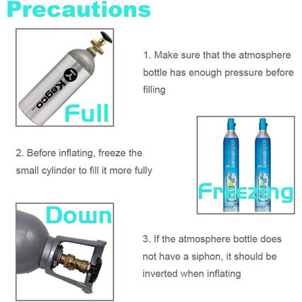 CGA320 CO2 Cylinder Refill Adapter Hose, CO2 Refill Station Connector Kit for Fi