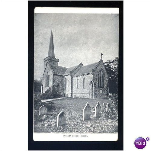 Sussex STANMER Church Postcard