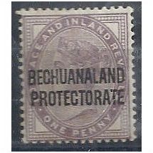 British Bechuanaland 1891 SG33 1d Lilac Mounted Mint . .