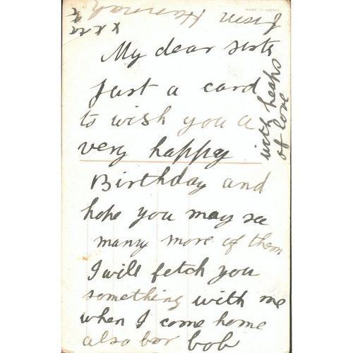 Vintage Birthday Card - A Joyful Birthday