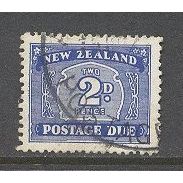 NewZealand.D43 2d Bright Blue.Fine Used.Nov15b