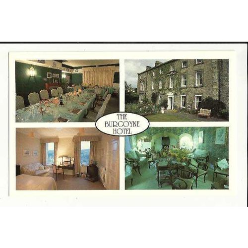 Yorkshire REETH Burgoyne Hotel Multi-View Postcard