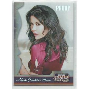 DONRUSS AMERICANA ' SILVER PROOF ' MARIA CONCHITA ALONSO card # 122 (2008)