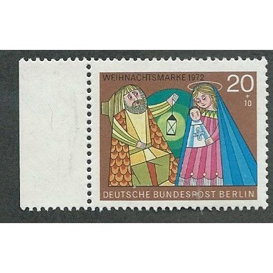 BERLIN - 1972 20pf+10 U/M 'CHRISTMAS ' (EBID42-426)
