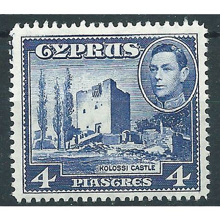 Cyprus 1951 SG156b 4pi Ultramarine Mounted Mint....