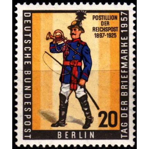 GERMANY BERLIN [1957] MiNr 0176 ( **/mnh ) [La]
