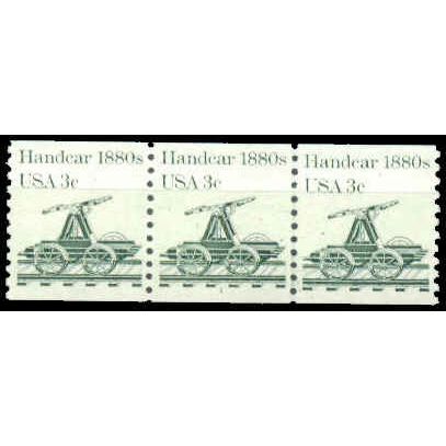 1898 3c Handcar Very Fine MNH Dry Gum PNC 1/3 P0962