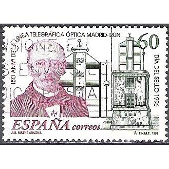 España 1996 Michel 3261 O Cote (2008) 0.50 Euro Journée du timbre