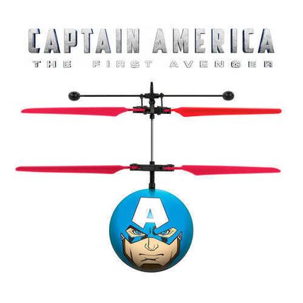 Marvel Avengers Captain America Licensed Infrared Flying UFO Helicopter Ball