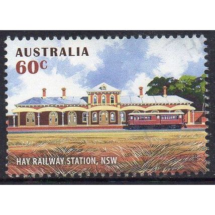 Australia 2013 Historic Railway Stations - Hay, NSW 60c Sheet Used