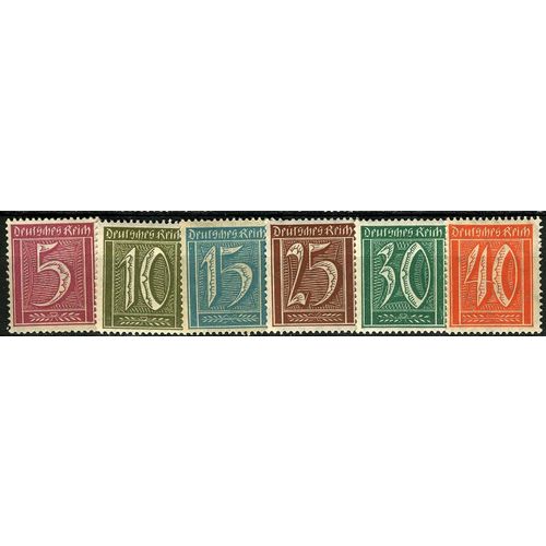 1921 6 different values - MLH (*)