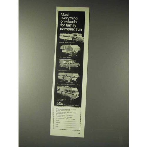 1973 AMF Skamer Trailers and Motorhomes Ad - Camping Fun