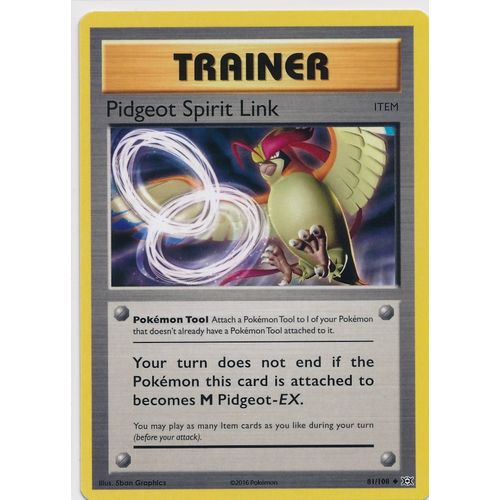 Pokemon XY Evolutions 81/108 Pidgeot Spirit Link