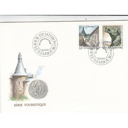 Luxembourg 1989 Tourism FDC special cancel Unaddressed VGC