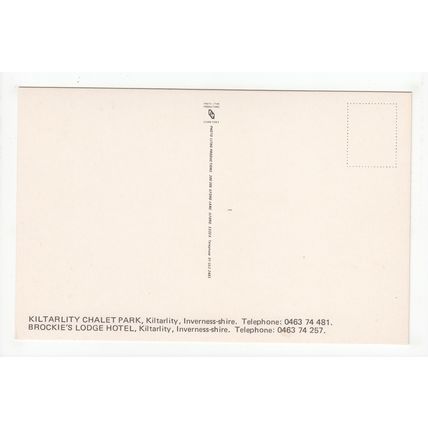 Chalet Park & Brockie's Lodge Hotel Kiltarlity Postcard Inverness-shire