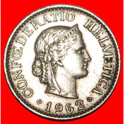 LIBERTY (1879-2022): SWITZERLAND ★ 10 RAPPEN 1962B!★ LOW START★NO RESERVE!