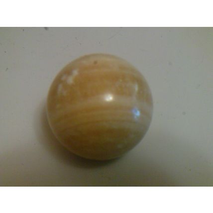 Marble sphere chose from brown or beige
