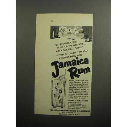 1951 The Sugar Manufacturers' Association Ad - Close enough, Joe!