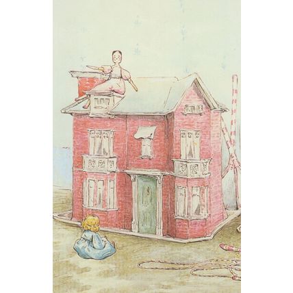Dolls House The Tale Of Two Bad Mice Beatrix Potter Book Postcard