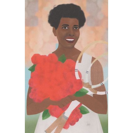 Althea Gibson African American Athlete Golfer Tennis Player Postcard