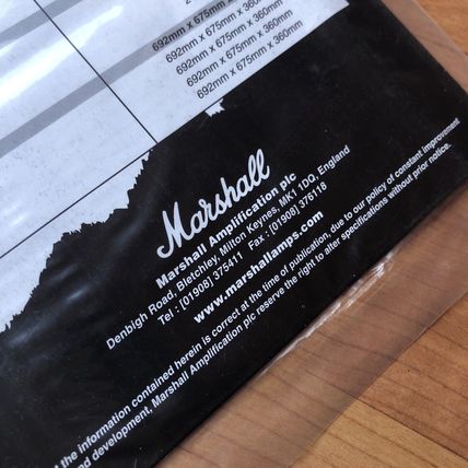 Marshall MG412 Cabinet Original Owners Manual