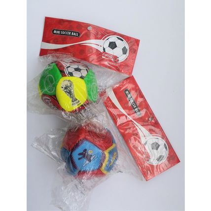 Coca Cola 2002 Fifa World Cup Korea Japan 4" Mini Soccer Ball Football Set Of 2