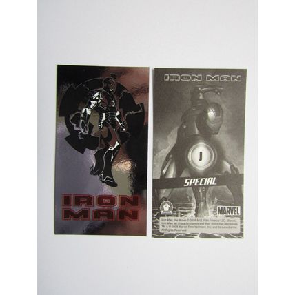 Marvel - Iron Man The Movie 2008 - Preziosi Sticker Drop-down Choice (e18)