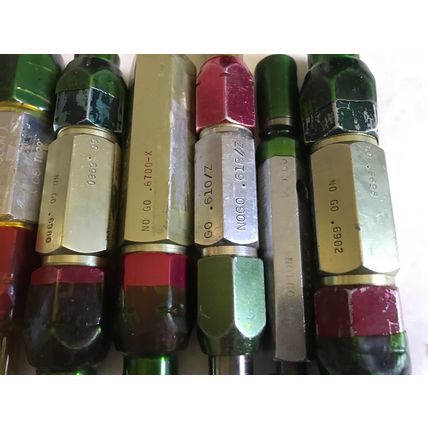 LOT PLUG GAGE GO NOGO .610,618,6874,6878,6601,6640,6898,6902,6 980,6960,634,ES