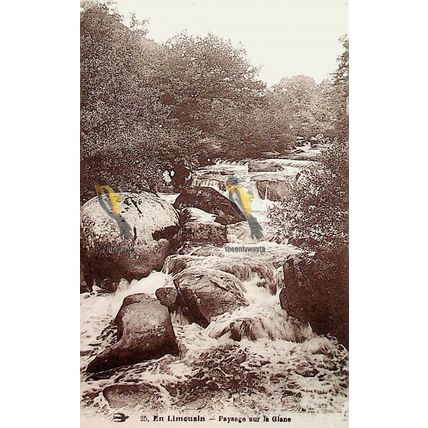 En Limousan, Paysage Sur La Glane, 25 France, Postcard