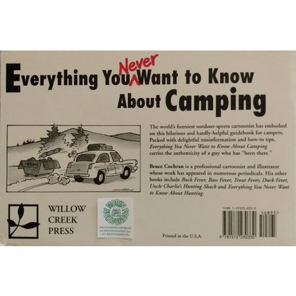 EVERYTHING YOU NEVER WANT TO KNOW ABOUT CAMPING CARTOON HUMOR by BRUCE COCHRAN
