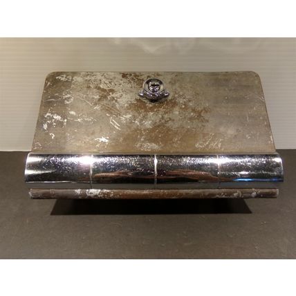 1950 Dodge Glovebox Door w/ Latch & Hinges OEM 1255075